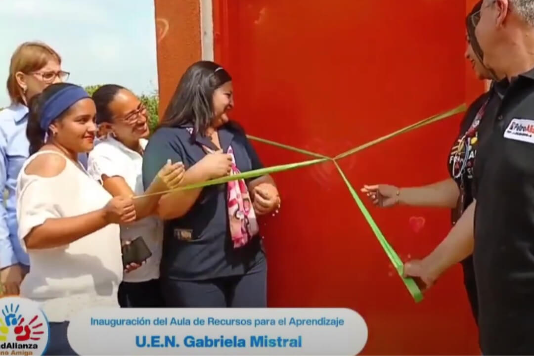 Reinauguramos Aula de Recursos para el Aprendizaje en Zulia. 05-05-2023.