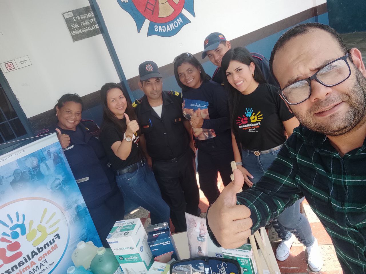 Apoyamos al Cuerpo de Bomberos de Monagas.