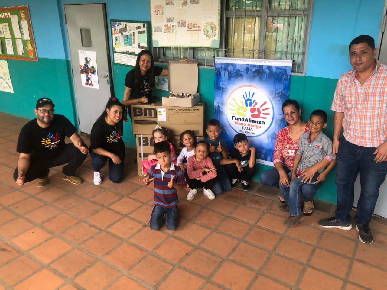 Donamos aires acondicionados para Unidad de Educación Especial en Monagas.
                    20 de Julio 2023