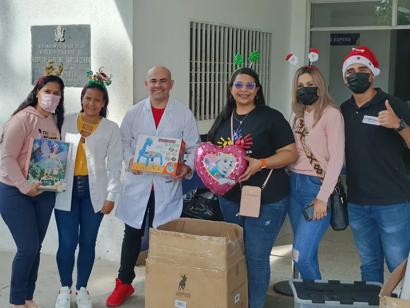 Juguetes para el área de Pediatría del Hospital Pedro García Clara.
                      22 de diciembre 2023